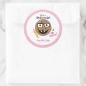 Du bist ein Niedlicher kluger Kids-Klassenlehrer Runder Aufkleber (Tasche)