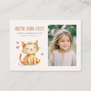 Du bist ein perfektes Kinderklassen-Valentinsfoto Mitteilungskarte