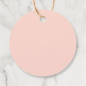 Du bist ein Pfirsich, danke, dass du eine Kinderdu Geschenkanhänger (Rückseite)