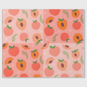 Du bist ein Pfirsich Geschenkpapier (Flach)