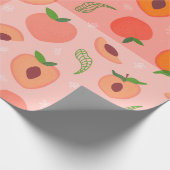 Du bist ein Pfirsich Geschenkpapier (Ecke)