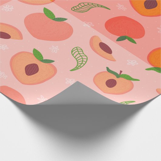 Du bist ein Pfirsich Geschenkpapier (Ecke)
