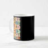 Du bist ein Problem freundlich sein Groovy Mental Kaffeetasse (Vorderseite Links)