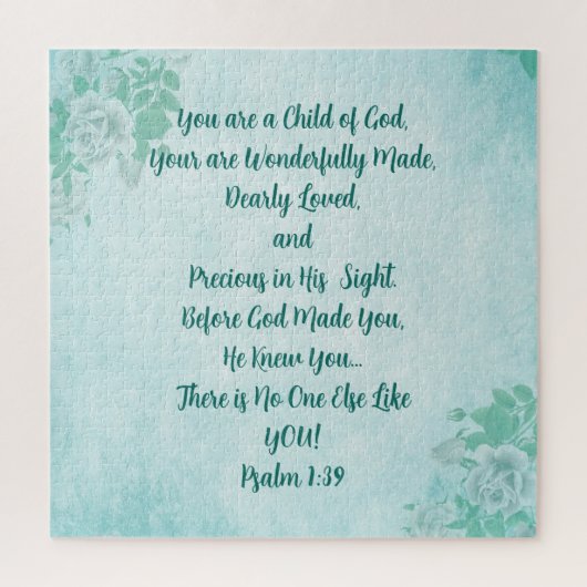 Du bist ein Puzzle-Kinderspiel-Skript Puzzle (Vertikal)