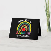 Du bist ein Regenbogen der Möglichkeiten Lehrer