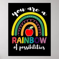 Du bist ein Regenbogen der Möglichkeiten Lehrer