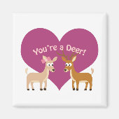 Du bist ein Reh! Magnet (Vorne)