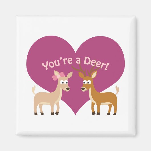 Du bist ein Reh! Magnet (Vorne)