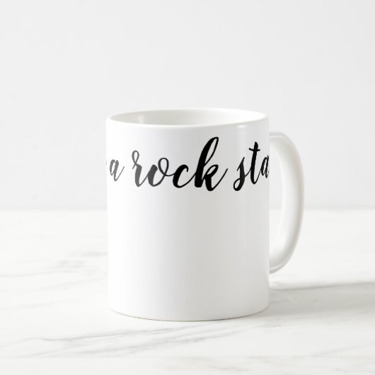 Du bist ein Rockstar! Kaffeetasse (VorderseiteRechts)
