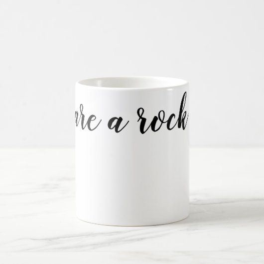 Du bist ein Rockstar! Kaffeetasse (Mittel)