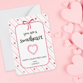 Du bist ein Schatz Klassenzimmer Valentinstag Mitteilungskarte