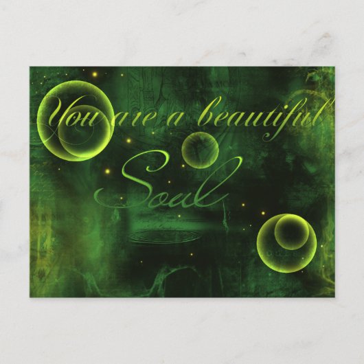 Du bist ein schönes Soul Postkarte (Vorderseite)