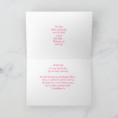 Du bist ein Segen Dankeskarte (Innenseite)