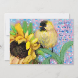 "Du bist ein Segen!" Ermutigungskarte Feiertagskarte