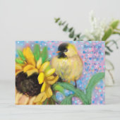 "Du bist ein Segen!" Ermutigungskarte Feiertagskarte (Stehend Vorderseite)