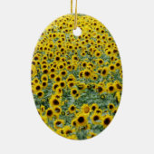 Du bist ein Segen für mich Sonnenblume Keramik Ornament (Hinten)