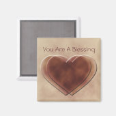 "Du bist ein Segen" Magnet (Vorderseite/Rückseite)
