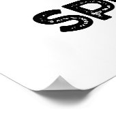 Du bist ein sonniger Schneckenpun aus der Muschel Poster (Ecke)