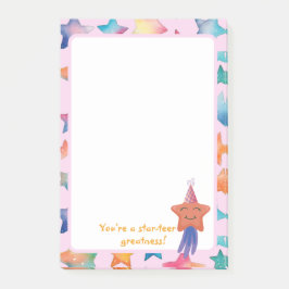 Du bist ein Star-Tre der Großartigkeit! Post-it-Hi Post-it Klebezettel