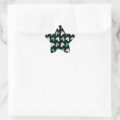 Du bist ein Star Unicorn Stern-Aufkleber (Tasche)