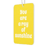 Du bist ein Strahl von Sonnenschein, sonnig glückl Autolufterfrischer (Links)