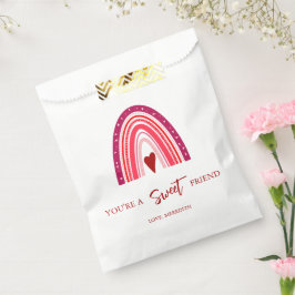 Du bist ein süßer Freund Valentine Boho Rainbow Geschenktütchen