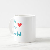 Du bist ein Tee Kaffeetasse (Vorderseite Links)