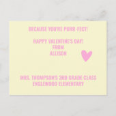 Du bist ein toller Hingucker! Niedliches Cat-Klass Postkarte (Rückseite)