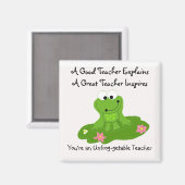 Du bist ein Unfrog-Lehrer Magnet (Vorderseite/Rückseite)