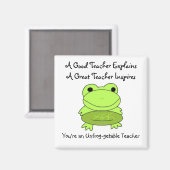 Du bist ein Unfrog-Lehrer Magnet (Vorderseite/Rückseite)