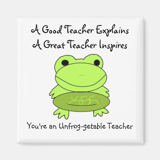 Du bist ein Unfrog-Lehrer Magnet (Vorne)