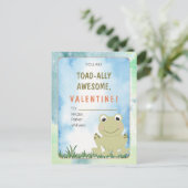 Du bist ein völlig Phantastischer Valentinstag-Kla Postkarte (Stehend Vorderseite)