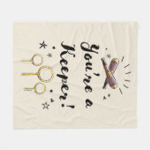 Du bist ein Wärter Fleecedecke (Vorderseite (Horizontal))