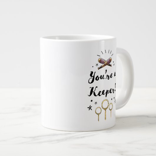 Du bist ein Wärter Jumbo-Tasse (Vorderseite Rechts)