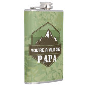 Du bist ein Wild One Personalisiertes Geschenk Flachmann (Rechts)