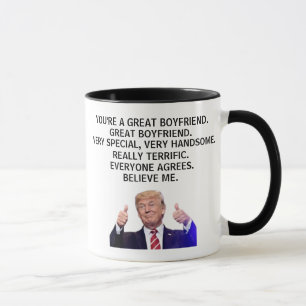 Du bist ein wirklich großer Freund, lustiger Trump Tasse