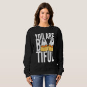 Du bist ein wunderschönes Candy Corn Ghost Funny H Sweatshirt (Vorne ganz)