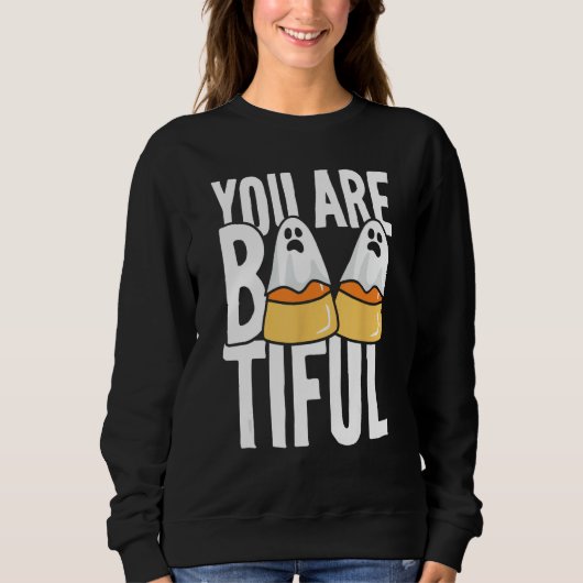 Du bist ein wunderschönes Candy Corn Ghost Funny H Sweatshirt (Vorderseite)