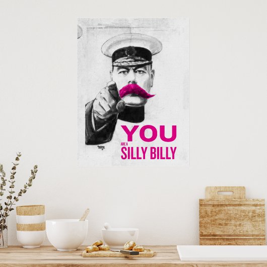 Du bist eine Alberne Billy Poster (Küche)