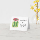 Du bist eine Art großer Mühe - Ermutigung Karte (Gelbe Blume)