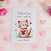 Du bist eine Coole Katze spielend Orange Kitty Val Mitteilungskarte