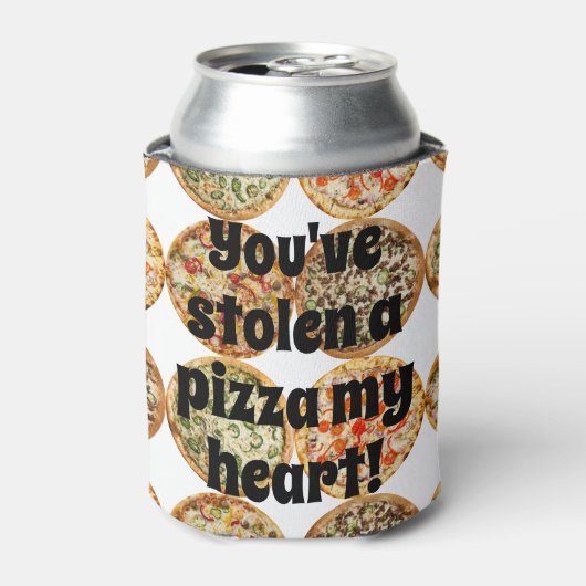 Du bist eine echte Pizzaarbeit! Dosenkühler (Kanne Vorderseite)