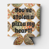 Du bist eine echte Pizzaarbeit! Dosenkühler (Vorderseite)