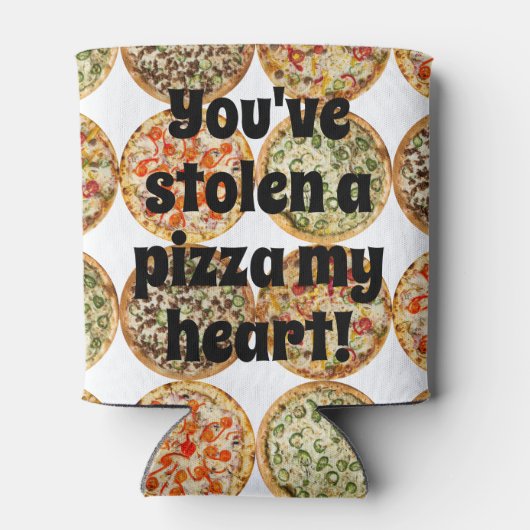 Du bist eine echte Pizzaarbeit! Dosenkühler (Rückseite)