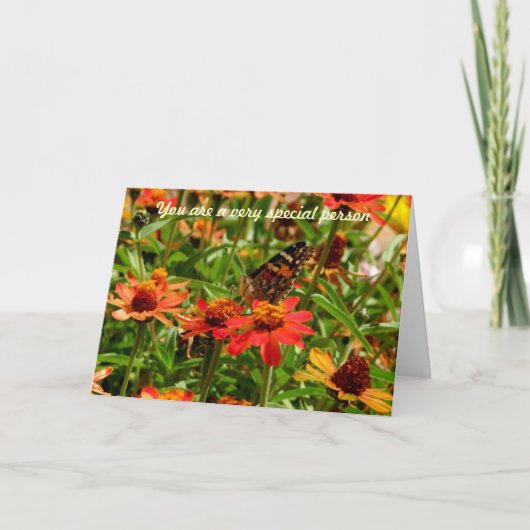 Du bist eine ganz besondere Person Karte (Vorderseite)
