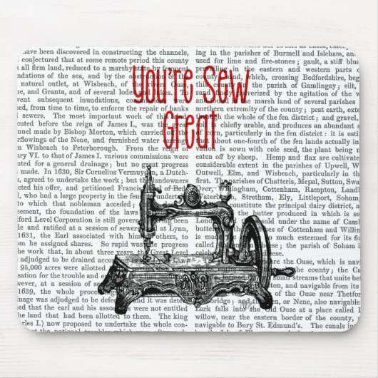 Du bist eine großartige Illustration Mousepad (Vorne)