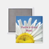 Du bist eine großartige Mama! Magnet-Geschenke Whi Magnet (Vorderseite/Rückseite)