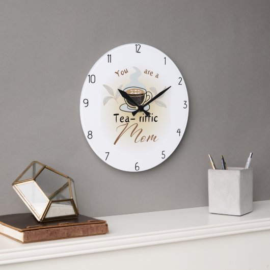 Du bist eine großartige Mutter Große Wanduhr (Büro)