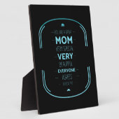 Du bist eine großartige Mutter sehr besonders schö Fotoplatte (Seite)