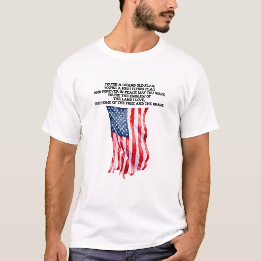 Du bist eine große alte Flagge 4. Juli Amerika Sto T-Shirt (Vorderseite)